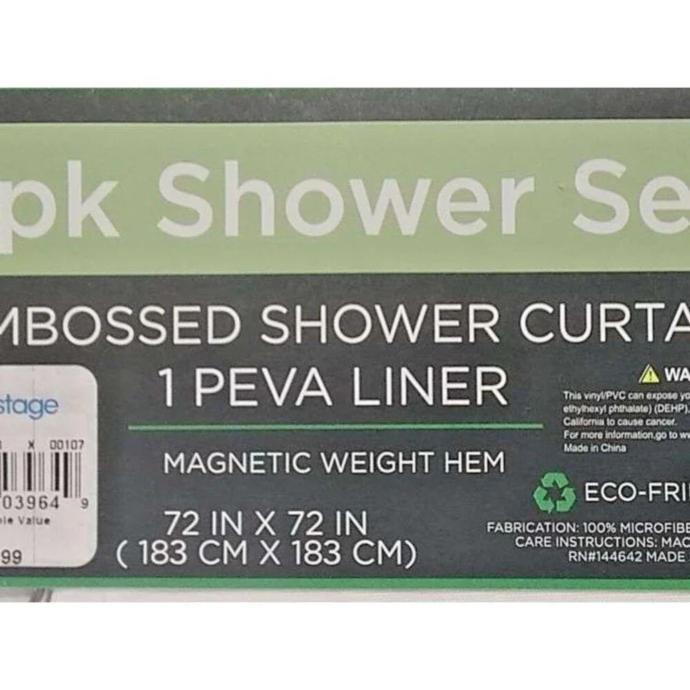 Eco-Basics Shower Set – White 72